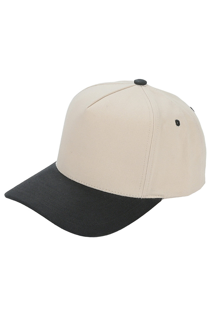 Black C.C. Kids Two-Tone Canvas Trucker Cap combines durable canvas with breathable mesh for all-day comfort and style. Its two-tone design adds a trendy touch, while the adjustable snapback ensures a secure fit for growing heads. Ideal for active kids, this cap offers sun protection and a lightweight feel, making it perfect for outdoor adventures.