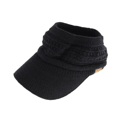 C.C Knitted Visor hat