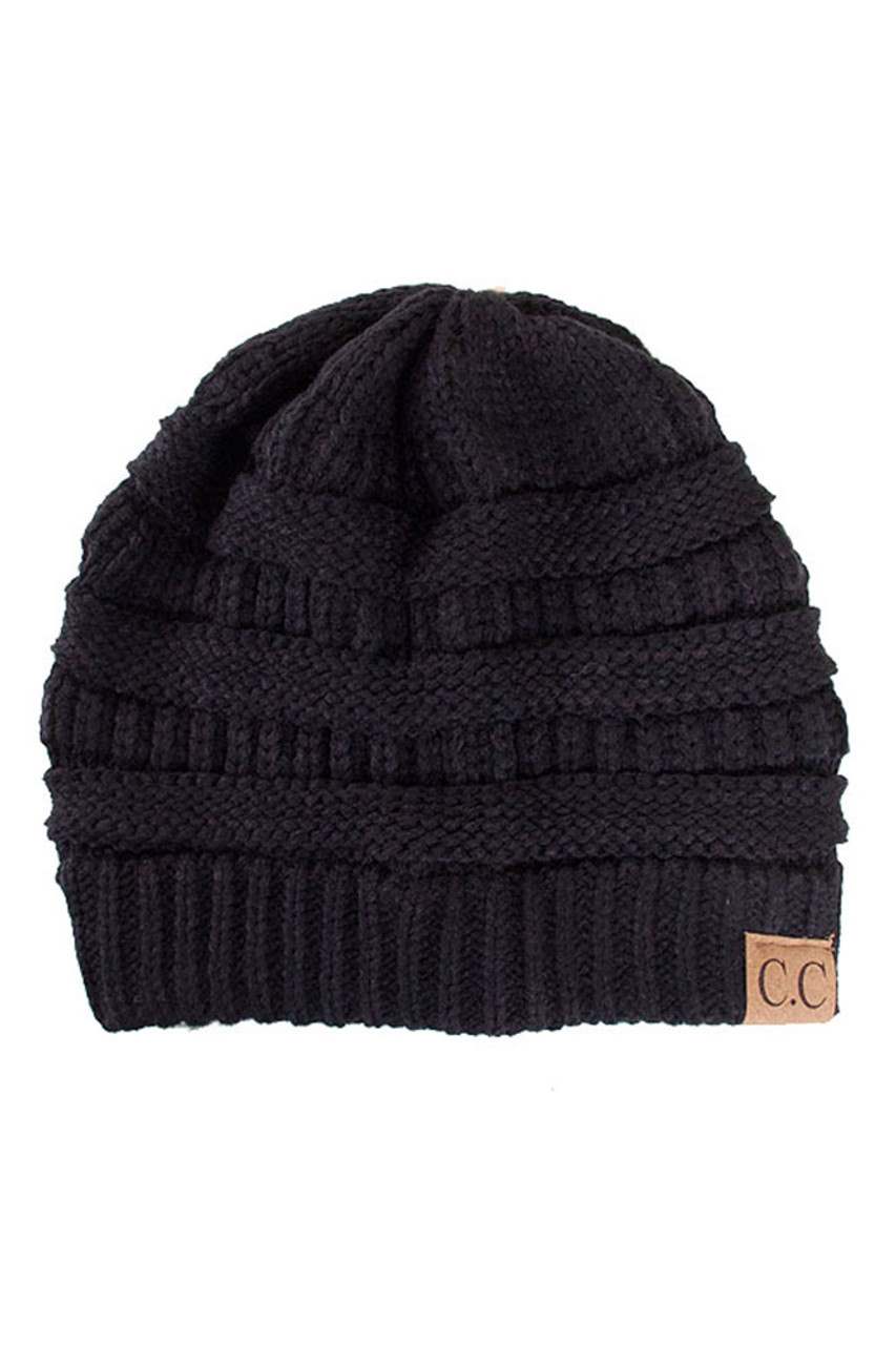C.C Ribbed Knit Solid Color Beanie offers a timeless design with durable ribbed knitting, ensuring a snug and comfortable fit. Crafted for warmth and versatility, this beanie is perfect for everyday wear, providing reliable protection against cold weather while maintaining a sleek, minimalist style that complements any outfit. Its solid color adds understated appeal, making it an essential accessory for both casual and outdoor use. 