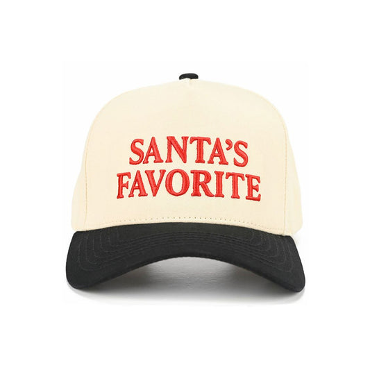 Celebrate the season in style with the C.C “Santa’s Favorite” Trucker Hat, featuring festive embroidered lettering that spreads cheerful holiday vibes. With its breathable mesh back and adjustable snap closure, this cap keeps you cool, comfy, and ready for every merry occasion.