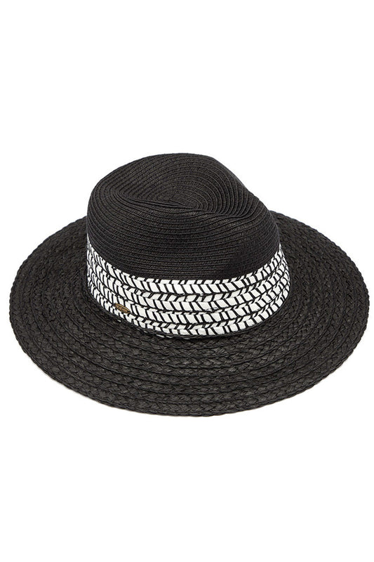 Black-C.C Sun Hat provides superior sun protection with its wide brim and built-in UPF rating. Made with lightweight, breathable materials, it offers both comfort and style. Perfect for any outdoor activity, this hat is a must-have for any summer wardrobe.
