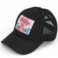 C.C SUNSHINE & LAKE TIME Patch Pony Cap - Black - Pony Cap