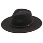 C.C Vegan Felt Metal Logo Heather Color Hat - Black - Color Hat