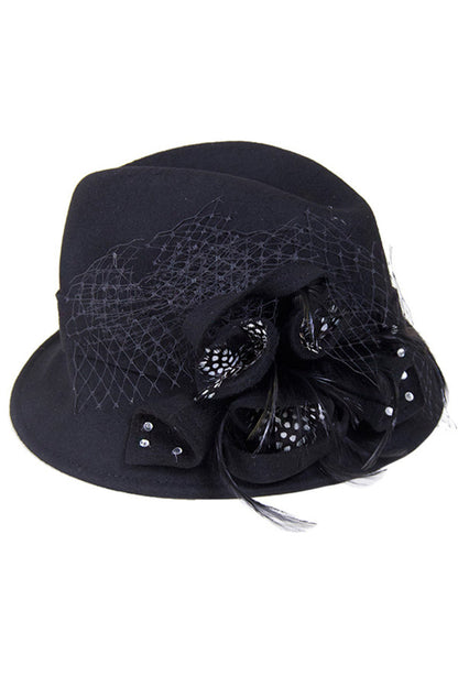Black C.C. Wool Felt Hat combines exceptional craftsmanship with superior materials. Constructed from high-quality wool felt, it offers excellent shape retention and durability while providing effective protection from the elements. The classic silhouette ensures versatility across various outfits and occasions, making it an essential addition to any sophisticated wardrobe.