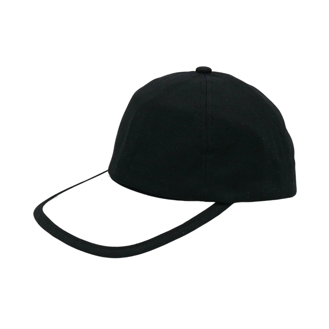 Black Canvas CC Ball Cap with PVC Brim combines durable canvas fabric with a sleek PVC brim for enhanced structure and weather resistance. Designed for both style and functionality, this cap offers a comfortable fit and long-lasting wear, making it ideal for outdoor activities and everyday use. Its expert craftsmanship ensures a refined look while providing reliable protection from the elements.