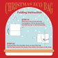 Reusable Christmas tote bag featuring a festive holly and berry print. Ideal for holiday shopping, gifting, or seasonal outings. Durable and stylish, it's a cheerful addition to your holiday essentials.