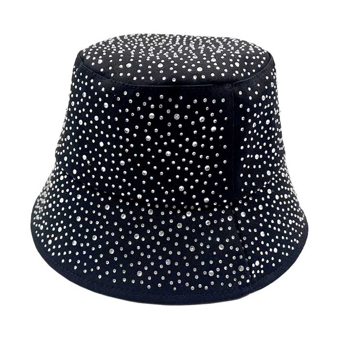 Black Clear Bling Bucket Hat, keep your styles on even when you are relaxing at the pool or playing at the beach. Large, comfortable, and perfect for keeping the sun off of your face, neck, and shoulders. Perfect summer, beach accessory. Ideal for travelers who are on vacation or just spending some time in the great outdoors.