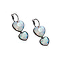 Black Crystal Stone Double Heart Link Dropdown Earrings are expertly crafted with intricate details that will add a touch of sophistication to any outfit. The sparkling crystal stones and unique heart link design make these earrings a perfect addition to any jewelry collection. Elevate your style with these stunning earrings.