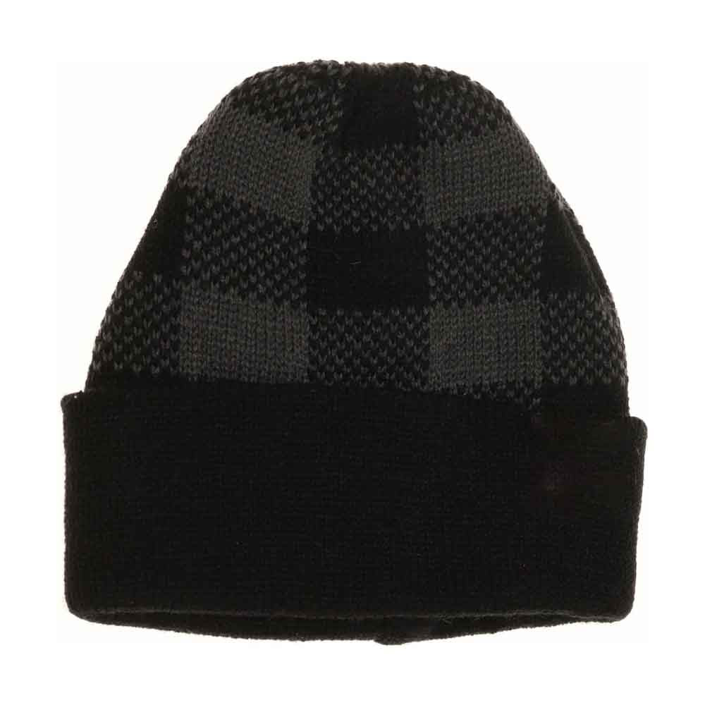 Black-Dk.Grey BABY Buffalo Plaid Cuff Beanie combines classic style with cozy comfort, featuring a timeless buffalo plaid pattern that adds charm to any infant outfit. Crafted from soft, breathable fabric, this beanie keeps your baby warm while allowing gentle ventilation to prevent overheating. Its stretchy cuff ensures a snug, secure fit that stays in place during play and naps. Ideal for everyday wear, this beanie offers expert-approved warmth and style for your little one’s growing wardrobe. 