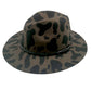 Black Faux leather band cattle patterned Panama hat adds a trendy touch to any outfit. With its unique design and durable materials, it offers both style and practicality. Stay fashionable and protected from the sun with this statement piece.