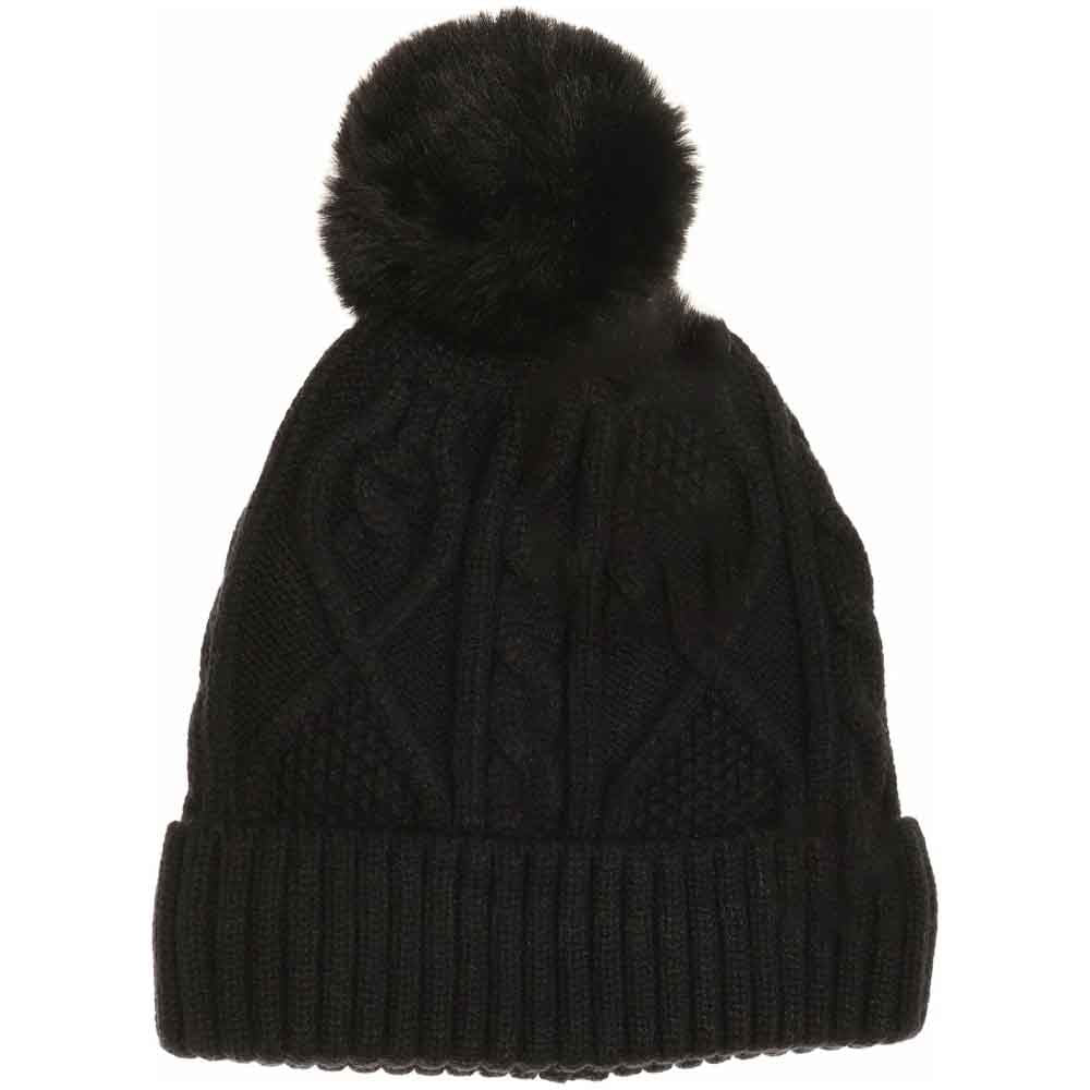 Black Kids Matching Fur Pom accessories provide a stylish and practical solution to chilly weather. Made from soft, high-quality materials, these fur poms add warmth and a playful finishing touch to children's outfits. Perfect for coordinating looks among siblings, they offer both comfort and a cohesive style statement for your little ones. 