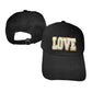 Black Love Message Baseball Cap, features a classic collection to show your love with every step you take and an adjustable back strap to fit most sizes. Expertly embroidered with the words “Love”, this stylish cap is perfect for everyday outings. It's an excellent gift for your friends, family, or loved ones.