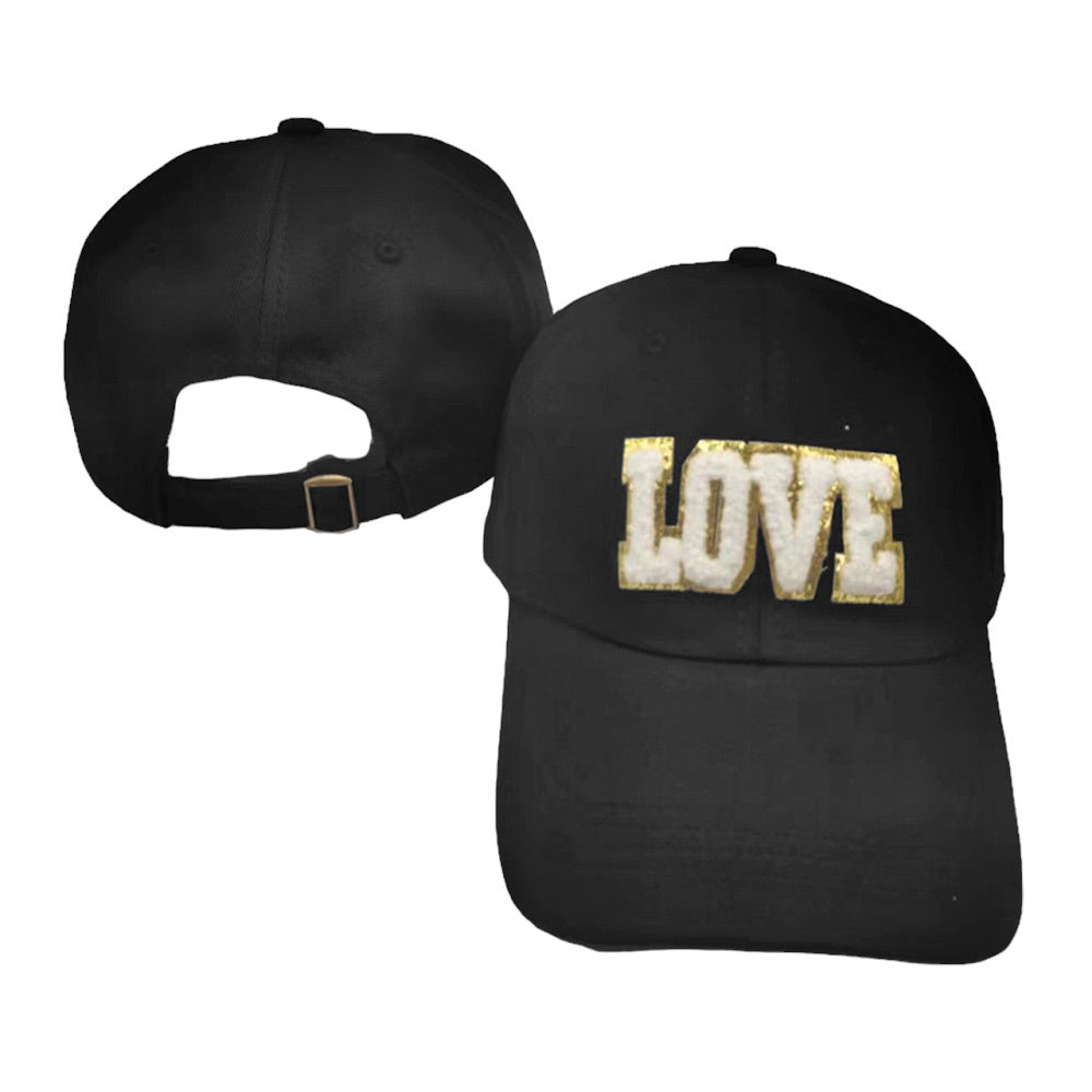 Black Love Message Baseball Cap, this stylish cap is made from lightweight yet durable fabric for all-day comfort. Its adjustable closure ensures the perfect fit and the classic six-panel design with breathable eyelets keeps you feeling cool. Celebrate your love with this stylish cap!