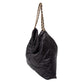 Black Padded Adjustable Metal Strap Shoulder Bag, Carry your everyday items with ease with this bag. It features a padded shoulder strap and adjustable metal buckles, providing comfortable carrying and a secure fit. The strap also features a quick-release buckle for a quick and easy transition to a perfectly adjusted fit.