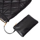 Black Padded Adjustable Metal Strap Shoulder Bag, Carry your everyday items with ease with this bag. It features a padded shoulder strap and adjustable metal buckles, providing comfortable carrying and a secure fit. The strap also features a quick-release buckle for a quick and easy transition to a perfectly adjusted fit.
