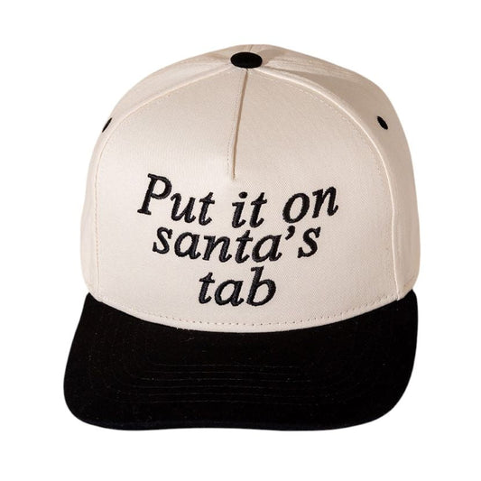 Add festive humor to your look with the Put It on Santa’s Tab baseball cap, a playful embroidered hat perfect for holiday parties, casual outings, or gifting. A fun seasonal accessory that spreads cheer while keeping your style relaxed and trendy.