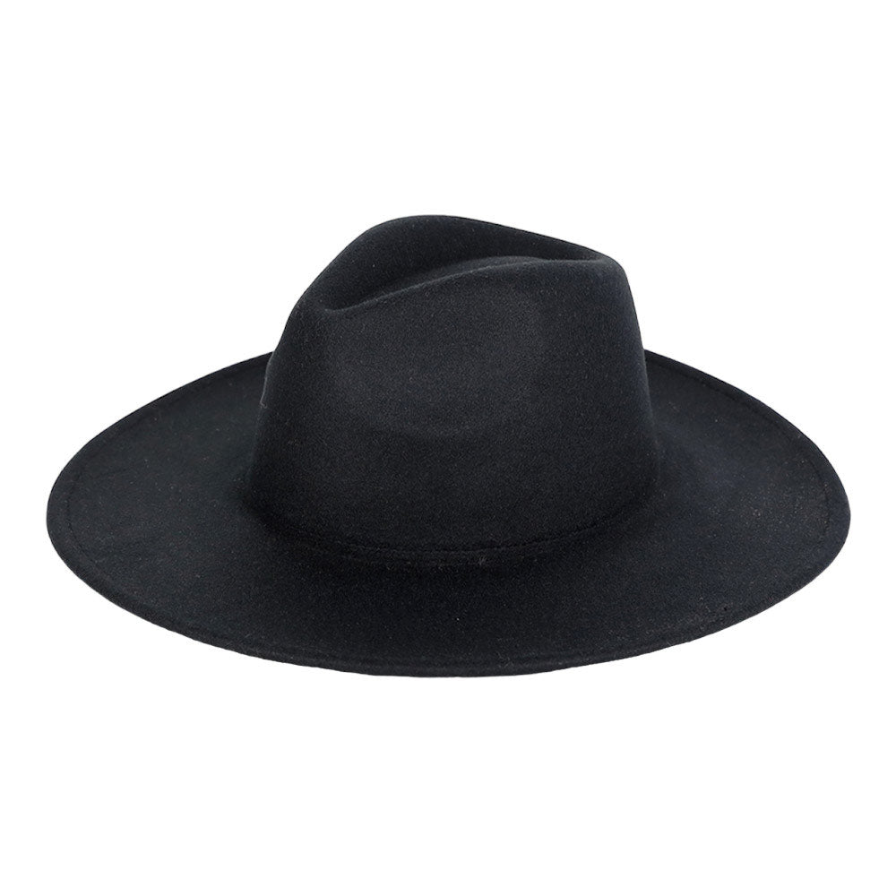 Black Solid Fedora Panama Hat, is offering breathable comfort for the perfect summer look. The brim offers shade from the sun and the classic fedora shape makes it a timeless accessory. Look your best and stay comfortable in this stylish Solid Fedora Panama Hat.