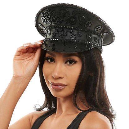 Steampunk Fisherman Hat - Black - Captain Hats
