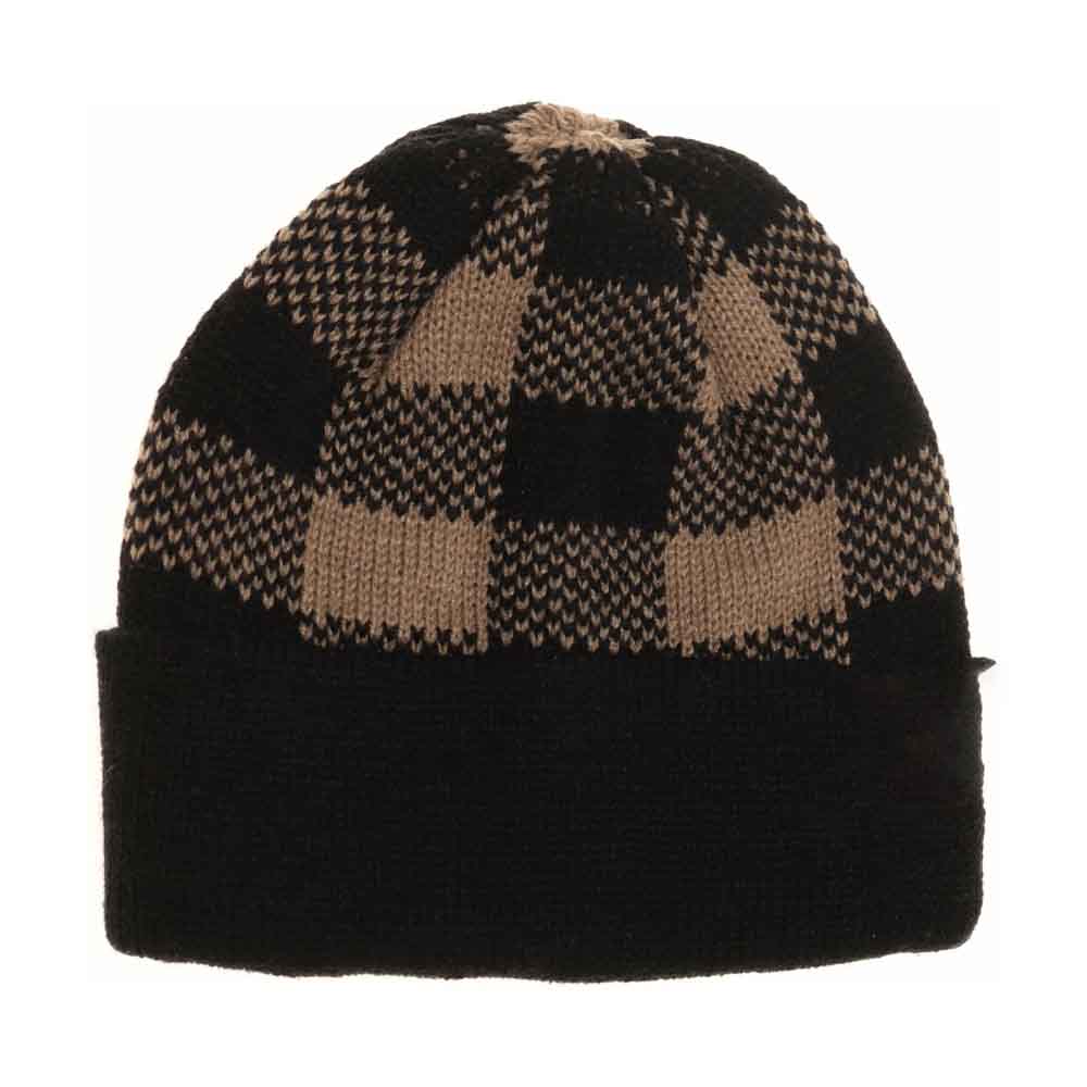Black-Taupe BABY Buffalo Plaid Cuff Beanie combines classic style with cozy comfort, featuring a timeless buffalo plaid pattern that adds charm to any infant outfit. Crafted from soft, breathable fabric, this beanie keeps your baby warm while allowing gentle ventilation to prevent overheating. Its stretchy cuff ensures a snug, secure fit that stays in place during play and naps. Ideal for everyday wear, this beanie offers expert-approved warmth and style for your little one’s growing wardrobe. 