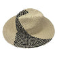 Black Two Tone Woven Straw Fedora Hat, Upgrade your summer style with our special hat. This expertly crafted hat features a unique two-tone design, adding a touch of sophistication to any outfit. Made from high-quality woven straw, it offers both breathability and durability for all-day comfort. Perfect for any occasion.