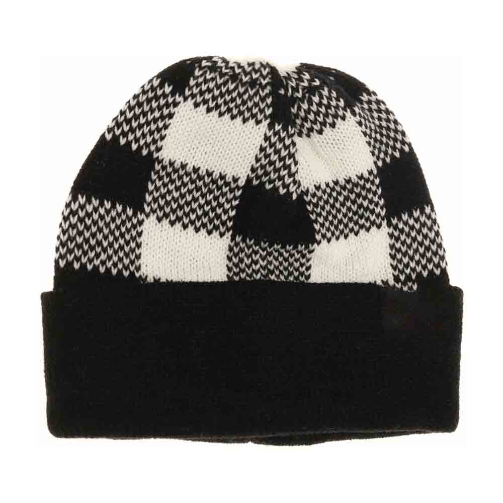 Black BABY Buffalo Plaid Cuff Beanie combines classic style with cozy comfort, featuring a timeless buffalo plaid pattern that adds charm to any infant outfit. Crafted from soft, breathable fabric, this beanie keeps your baby warm while allowing gentle ventilation to prevent overheating. Its stretchy cuff ensures a snug, secure fit that stays in place during play and naps. Ideal for everyday wear, this beanie offers expert-approved warmth and style for your little one’s growing wardrobe. 