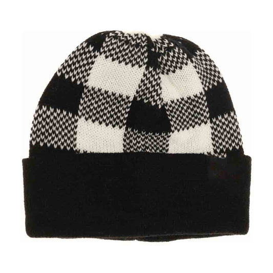 Black BABY Buffalo Plaid Cuff Beanie combines classic style with cozy comfort, featuring a timeless buffalo plaid pattern that adds charm to any infant outfit. Crafted from soft, breathable fabric, this beanie keeps your baby warm while allowing gentle ventilation to prevent overheating. Its stretchy cuff ensures a snug, secure fit that stays in place during play and naps. Ideal for everyday wear, this beanie offers expert-approved warmth and style for your little one’s growing wardrobe. 