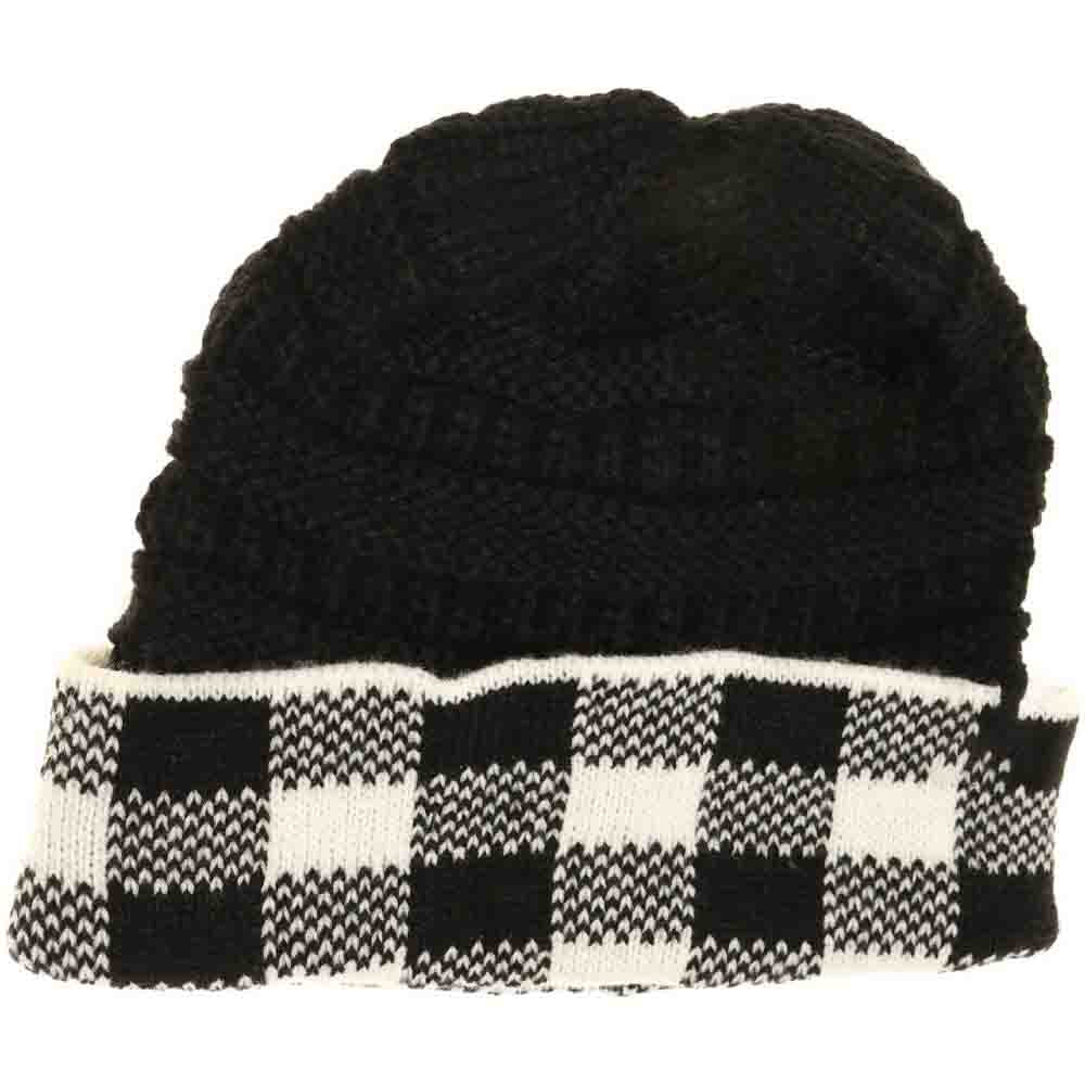 Black-White- Buffalo Check Knit CC Beanie delivers expert-level warmth and style, combining a durable knit construction with a classic buffalo check pattern. Engineered for a comfortable, snug fit, this beanie provides reliable insulation while enhancing casual and outdoor ensembles with its timeless design. Its quality craftsmanship ensures lasting wear, making it an essential accessory for cold-weather seasons.
