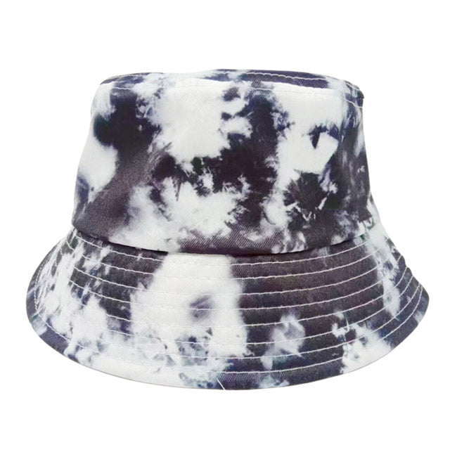 Summer Tie Dye Bucket Hat - Black - Bucket Hats