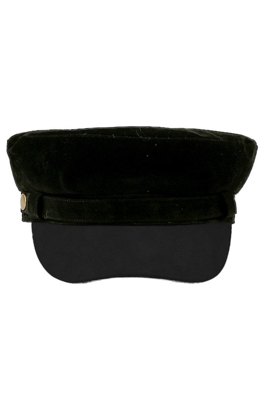 Black Stay warm and stylish with this C.C Button Deco Faux Suede Fisherman's Cap, the perfect winter essential. Crafted from 100% polyester faux suede, this cozy cap features decorative button detailing that adds a touch of character to your cold-weather wardrobe. The structured fisherman's style offers classic appeal with modern flair, making it versatile enough for casual outings or outdoor adventures.