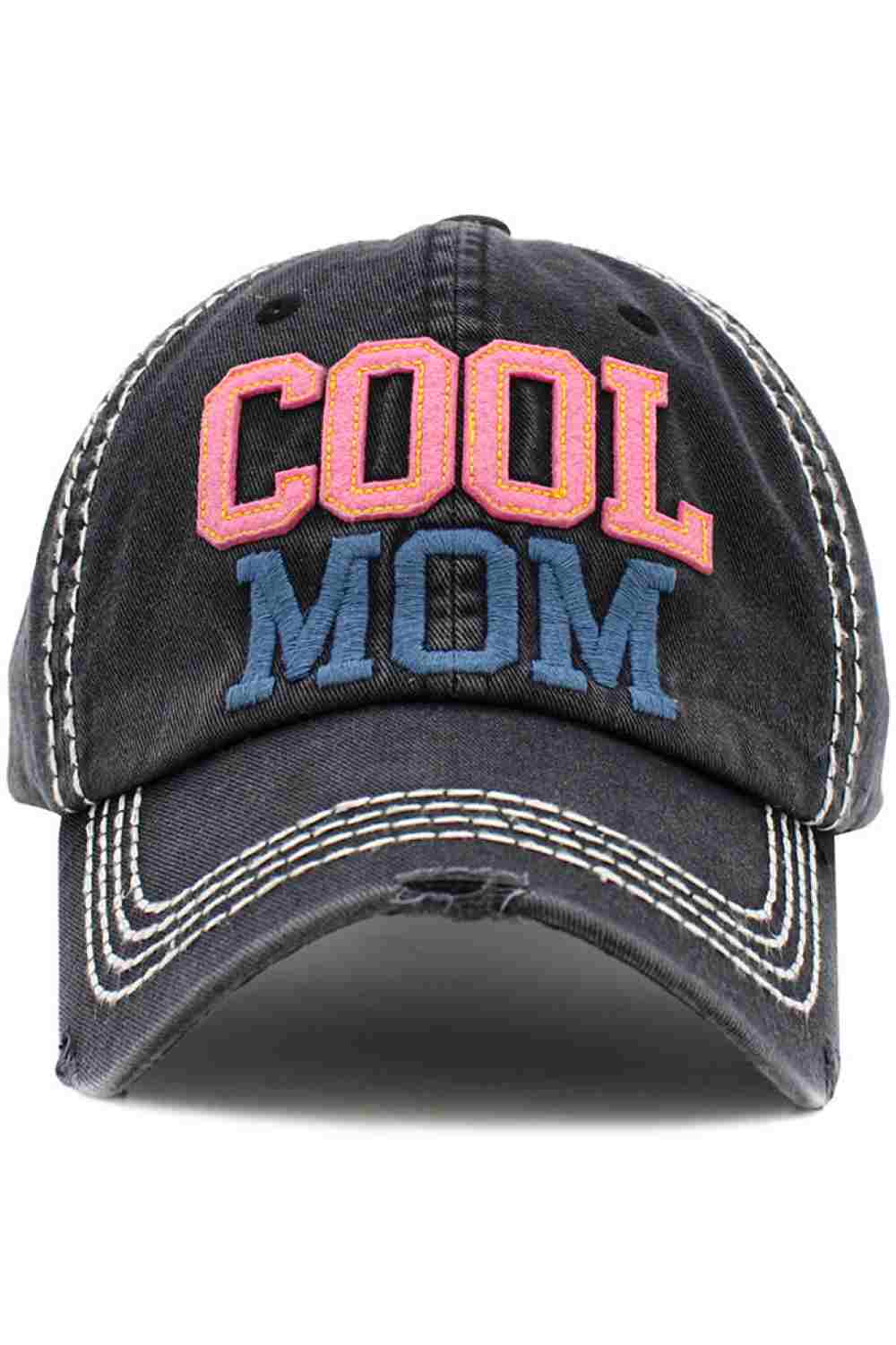 Bring effortless, laid-back style to your look with the COOL MOM Washed Vintage Baseball Cap, featuring a relaxed, worn-in finish. Comfortable and adjustable, it’s perfect for everyday errands, school runs, or casual outings with cool-mom confidence.