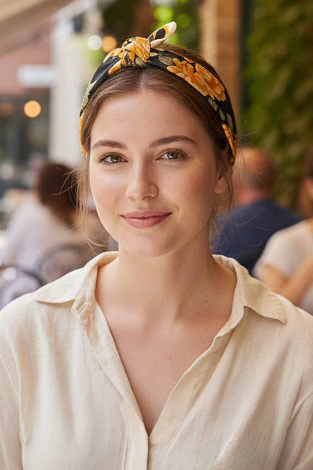 Black Elevate your accessory collection with this elegant rose floral print bandana scarf. Crafted from 100% lightweight polyester, it drapes beautifully and feels silky soft against your skin. The generous 27.5" x 27.5" square design offers versatile styling options wear it as a headscarf, neck wrap, or tie it to your bag for a pop of color. Perfect for any season, this timeless floral pattern adds sophistication to casual and dressed-up looks alike.