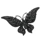 Black Glass Crystal Butterfly Pin Brooch is expertly crafted with sparkling glass crystals, adding a touch of elegance and sophistication to any outfit. With its timeless butterfly design, this tasteful accessory is perfect for any occasion. Enhance your ensemble with a touch of shimmer and charm.