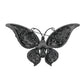 Black Glass Crystal Butterfly Pin Brooch is expertly crafted with sparkling glass crystals, adding a touch of elegance and sophistication to any outfit. With its timeless butterfly design, this tasteful accessory is perfect for any occasion. Enhance your ensemble with a touch of shimmer and charm.