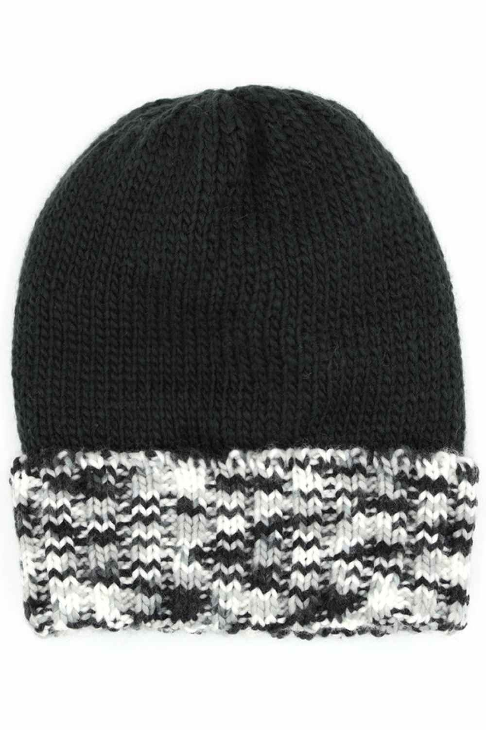 Black The Multi Color Band Fleece Beanie features a vibrant striped band design that adds a pop of color to your winter wardrobe. Made from soft fleece fabric, it provides lightweight warmth, comfort, and a cozy fit for everyday cold-weather wear.
