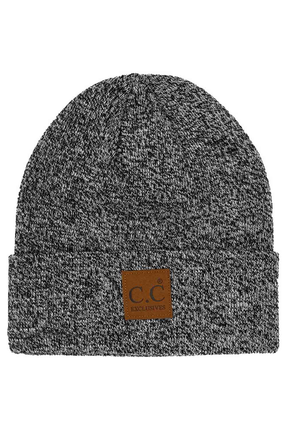 Black Mix The C.C Unisex Classic Basic Solid Color Beanie features a timeless knit design with a clean, solid color finish for effortless everyday style. Soft, stretchy, and comfortable, it provides reliable warmth and a versatile fit for both men and women.