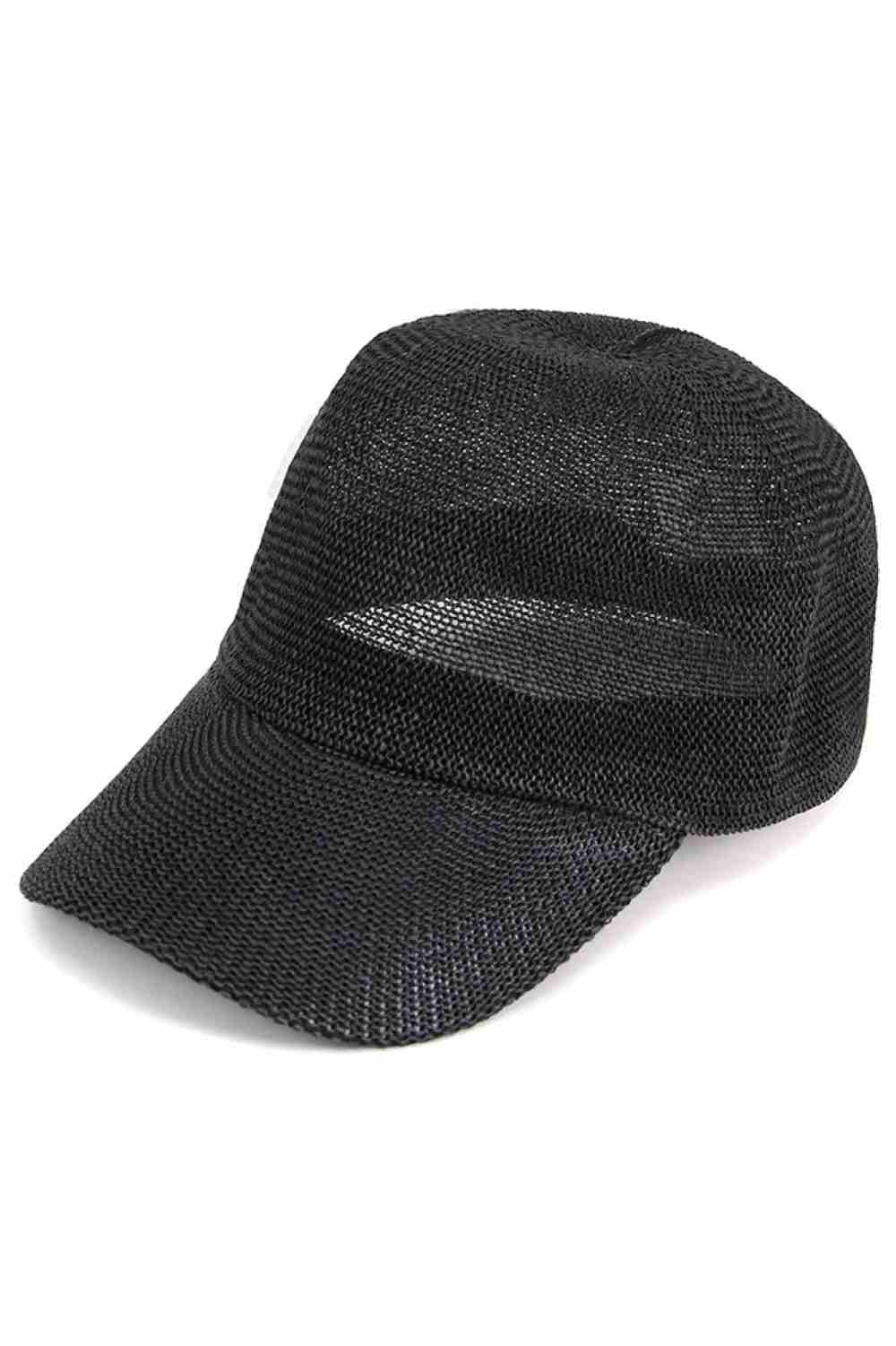 Black Complete your everyday look with this classic baseball cap, designed for comfort with a timeless silhouette and adjustable fit. Perfect for casual outings or outdoor activities, it adds effortless style while providing lightweight sun protection.