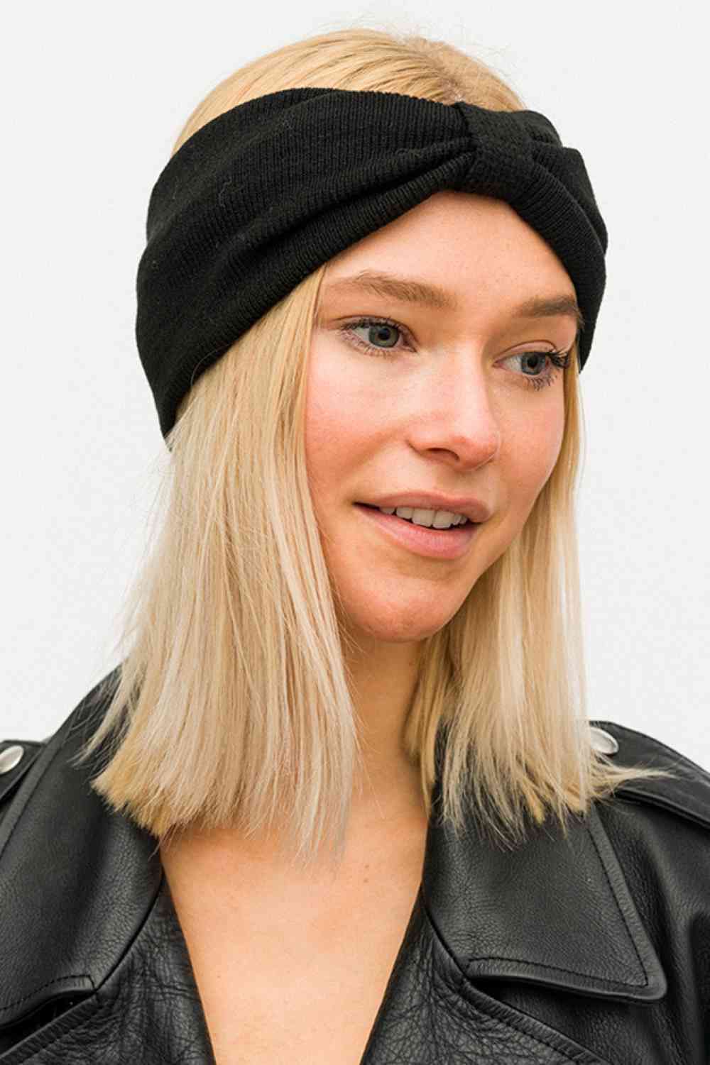 Black Elevate your accessory game with this charming knit bow headwrap. Crafted from soft, durable 100% acrylic, it offers a cozy fit that works year-round. The generous 4.5" x 9" dimensions provide comfortable coverage while the classic bow design adds instant style to any outfit. Perfect for casual days, workouts, or keeping hair in place with flair.