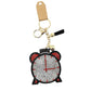 Black Bling Clock Tassel Bag Charm is the perfect accessory for any handbag, adding a touch of sophistication and style. Made with high-quality materials, this charm features a sparkling bling clock that adds a touch of elegance to any outfit. The attached tassel creates movement and visual interest, making it both fashionable and functional. Elevate your bag with this must-have accessory.