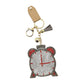 gray Bling Clock Tassel Bag Charm is the perfect accessory for any handbag, adding a touch of sophistication and style. Made with high-quality materials, this charm features a sparkling bling clock that adds a touch of elegance to any outfit. The attached tassel creates movement and visual interest, making it both fashionable and functional. Elevate your bag with this must-have accessory.