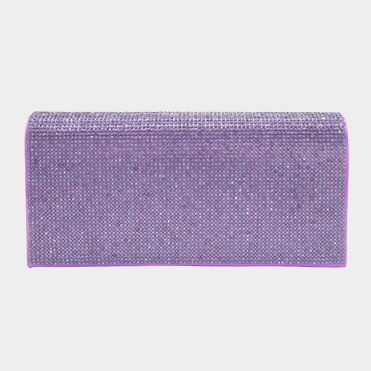Tanzanite Shine at every occasion with this aqua crystal clutch, designed with a sleek silhouette and shimmering detail. Perfect for weddings, galas, and nights out, this glamorous statement bag adds elegance and sparkle to any outfit.