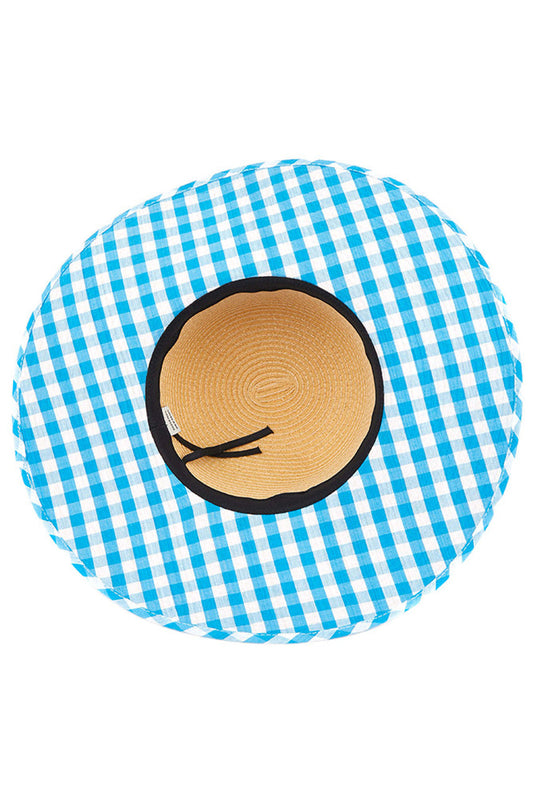 Blue C.C SUN HAT is a must-have for sun protection. Made with high-quality materials, this hat provides UPF 50+ protection to shield you from harmful UV rays. With its stylish design, it's perfect for outdoor activities and everyday wear. Stay safe and fashionable with the C.C SUN HAT.