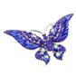 Blue Glass Crystal Butterfly Pin Brooch is expertly crafted with sparkling glass crystals, adding a touch of elegance and sophistication to any outfit. With its timeless butterfly design, this tasteful accessory is perfect for any occasion. Enhance your ensemble with a touch of shimmer and charm.
