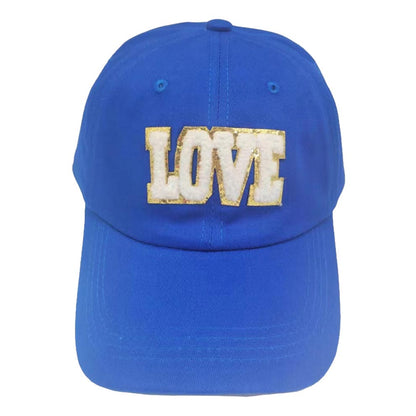 Blue Love Message Baseball Cap, features a classic collection to show your love with every step you take and an adjustable back strap to fit most sizes. Expertly embroidered with the words “Love”, this stylish cap is perfect for everyday outings. It's an excellent gift for your friends, family, or loved ones.