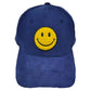 Blue Smile Pointed Corduroy Baseball Cap, is an essential for any fashionista's wardrobe. Its soft corduroy texture and adjustable fit add a comfortable style for any occasion. Perfect for everyday wear or a night out, this cap is sure to make any outfit pop. A perfect gift for your friends and family.
