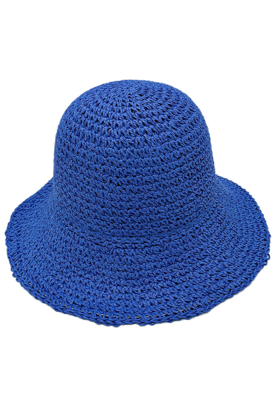 Solid Straw Bucket Hat offers superior sun protection while maintaining breathability. The solid construction ensures durability for extended wear, while the classic bucket silhouette provides versatile styling options. Designed with a structured brim that maintains its shape, this hat is an essential accessory for warm-weather activities and outdoor adventures. 