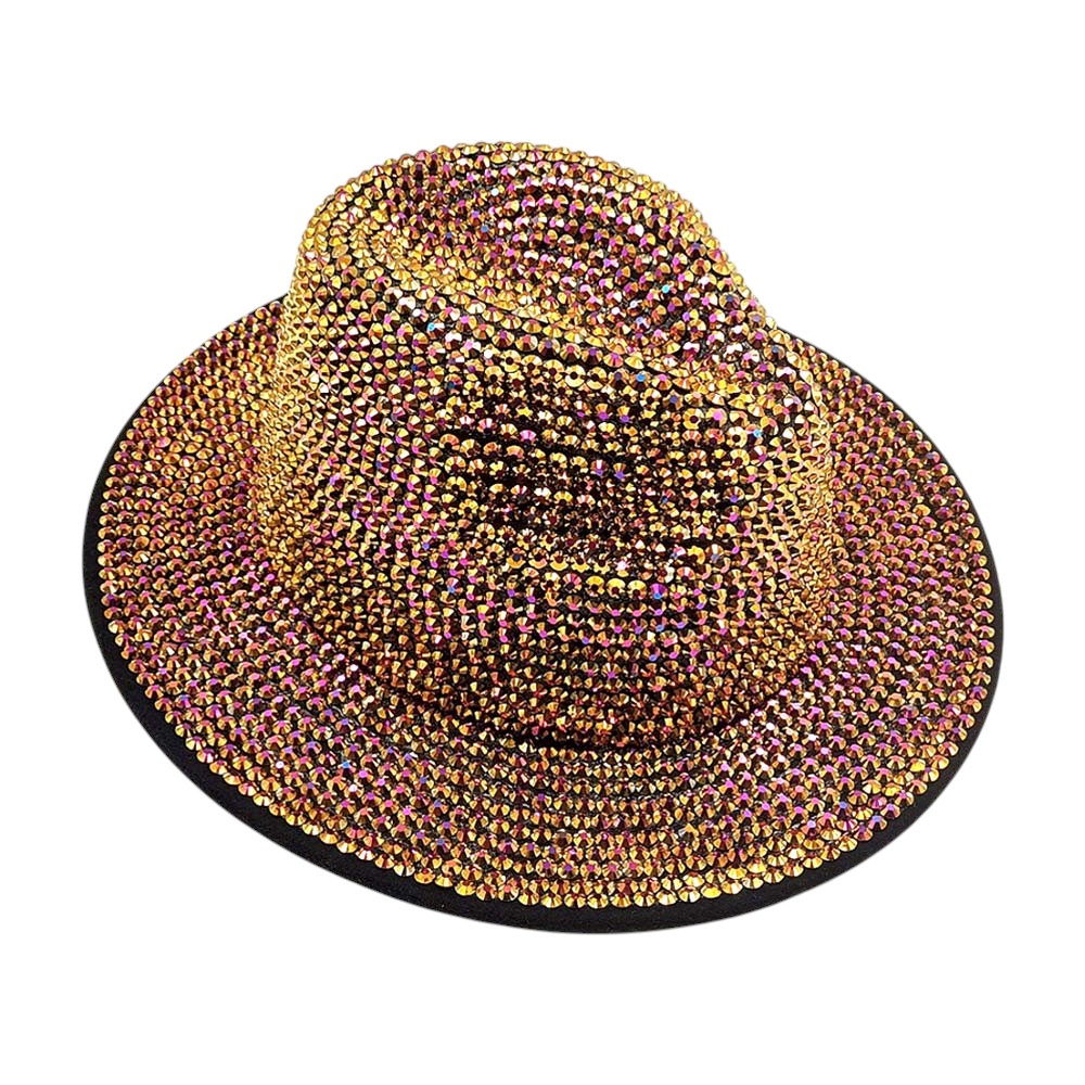 Bling Studded Panama Hat