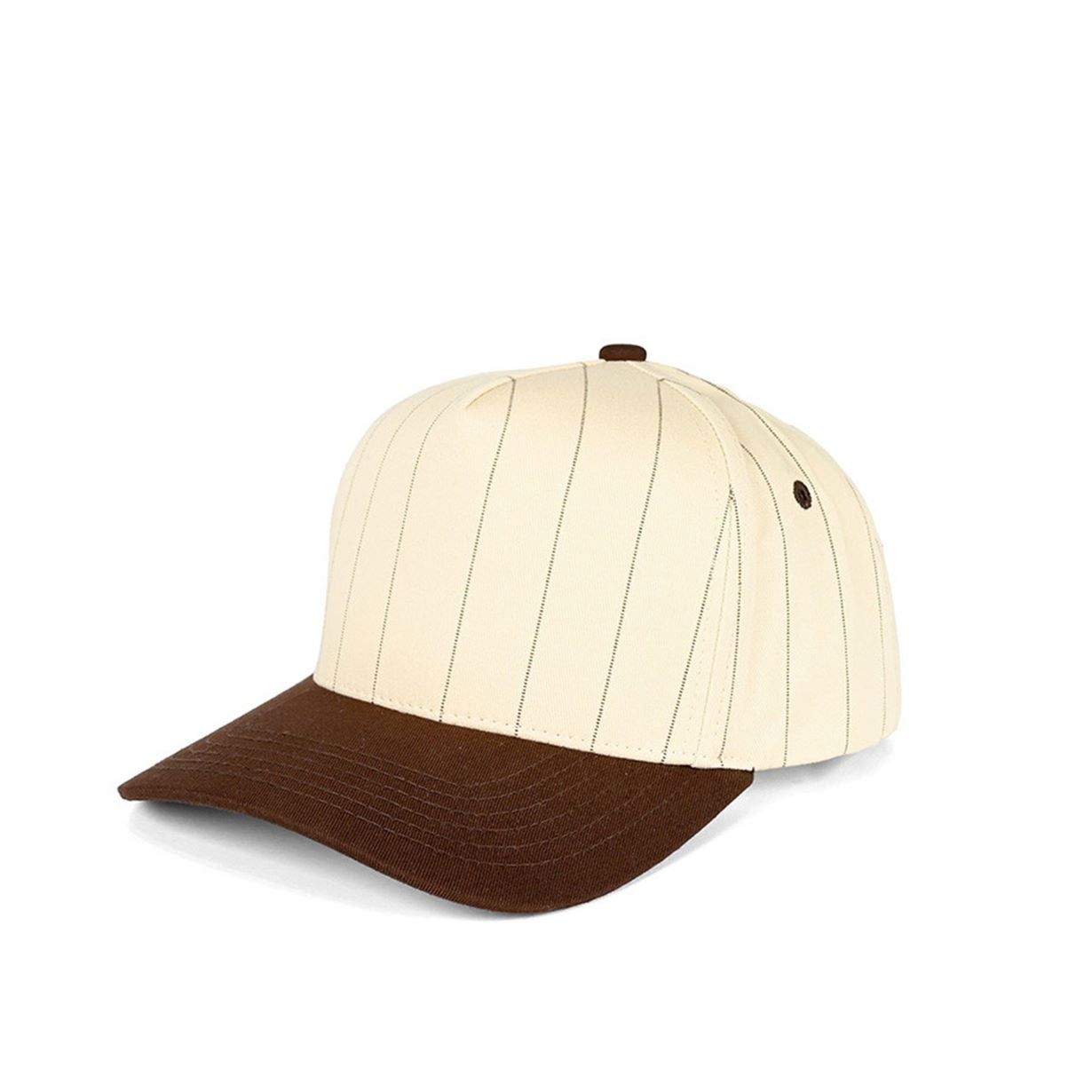 C.C Pinstripe Palin Two Tone Trucker Cap - Brown - Baseball Cap