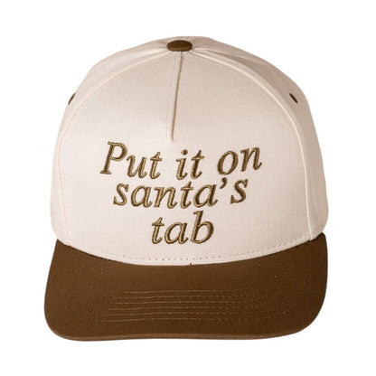 Add festive humor to your look with the Put It on Santa’s Tab baseball cap, a playful embroidered hat perfect for holiday parties, casual outings, or gifting. A fun seasonal accessory that spreads cheer while keeping your style relaxed and trendy.