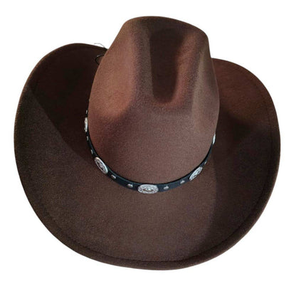 Brown-Western Style Belt Pointed Cowboy Fedora Hat is expertly crafted with a classic design and a modern twist. Adds a touch of authenticity while the pointed shape gives it a contemporary edge. Made with high-quality materials, this hat is durable and stylish, making it the perfect accessory for any outfit.
