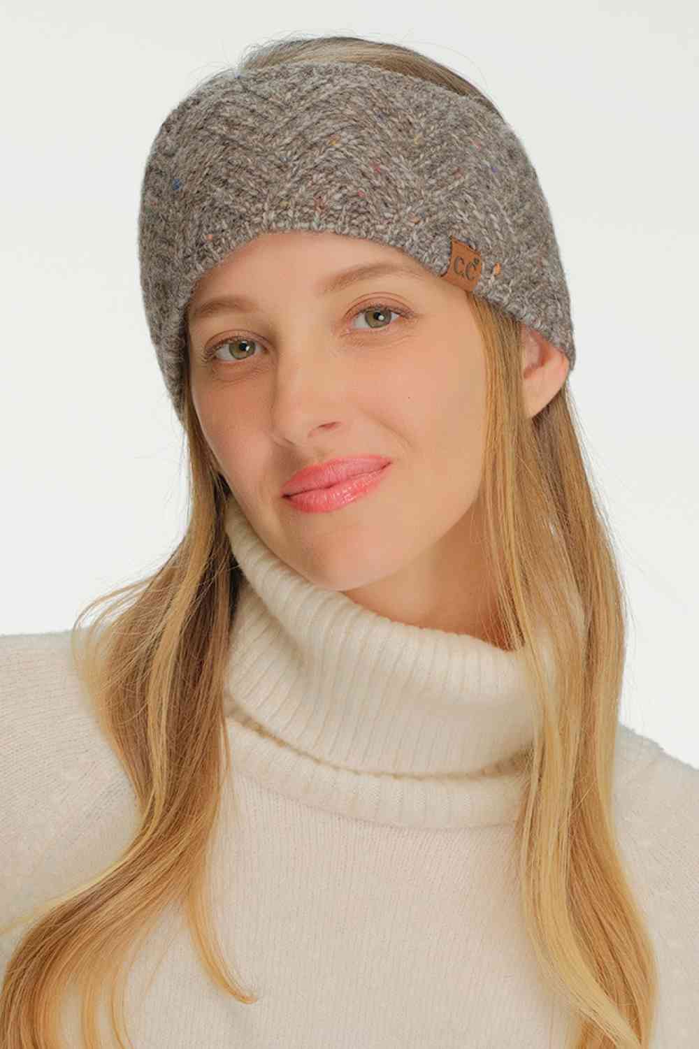 Brown Stay warm and stylish with this C.C Criss Cross Confetti Headwrap Winter Headband. Crafted from a premium blend of 66% recycled polyester, 24% acrylic, 5% wool, and 5% nylon, this headwrap offers cozy comfort while supporting sustainable fashion. The eye-catching criss cross confetti pattern adds a playful touch to any winter outfit. One size fits most, making it an easy grab-and-go accessory for chilly days.